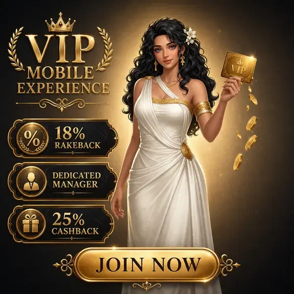 Elegante anfitriona presentando tarjeta dorada de Experiencia Móvil VIP en app de juego exclusiva